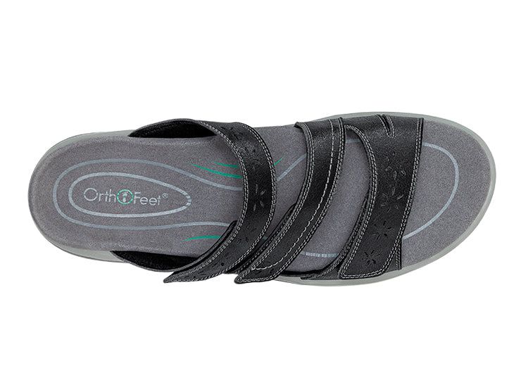 Orthofeet Shoes - Sahara - Black